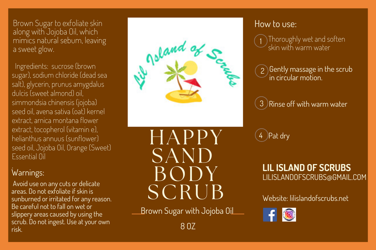 Happy Sand Body Scrub