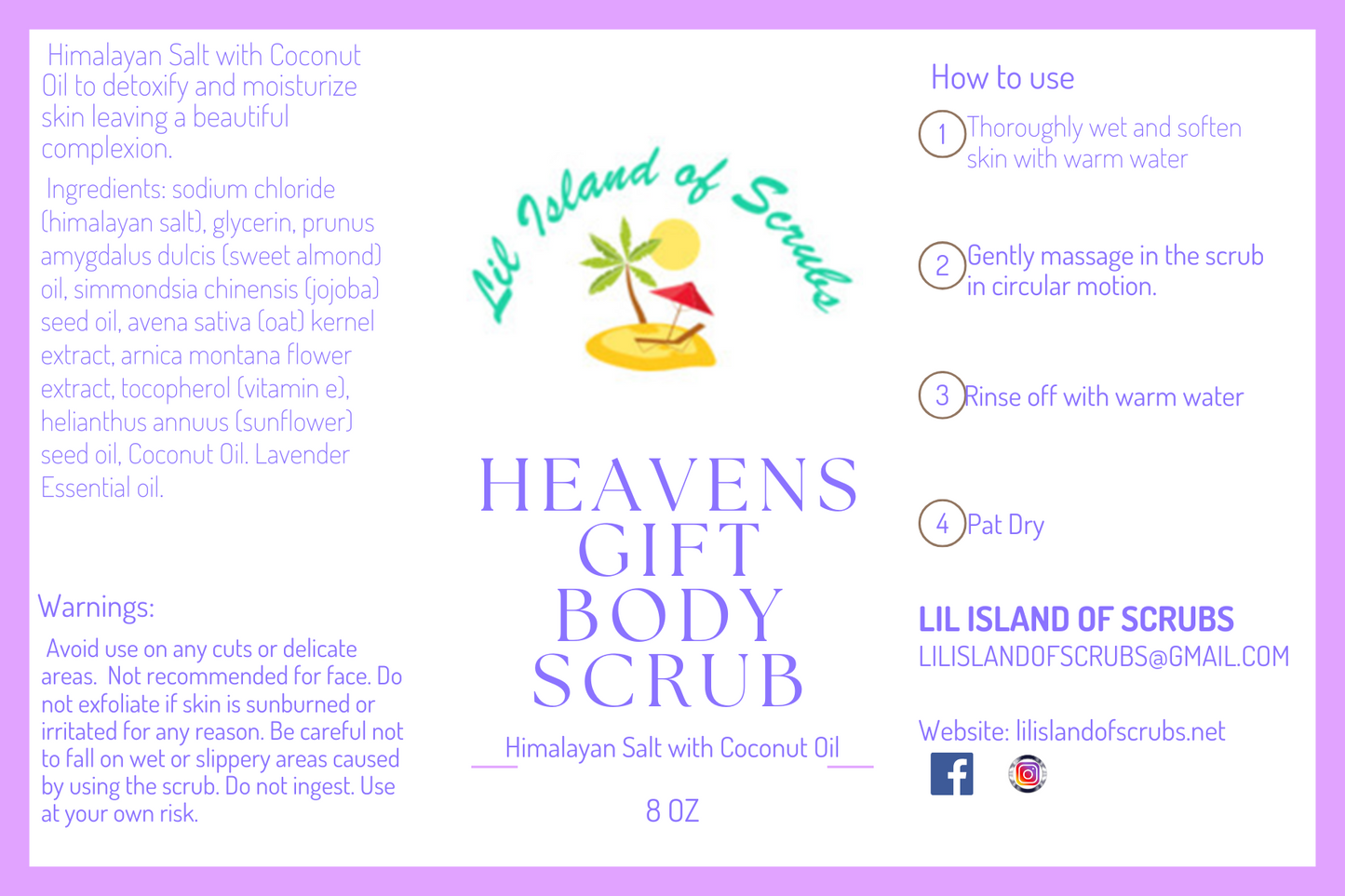 Heavens Gift Body Scrub