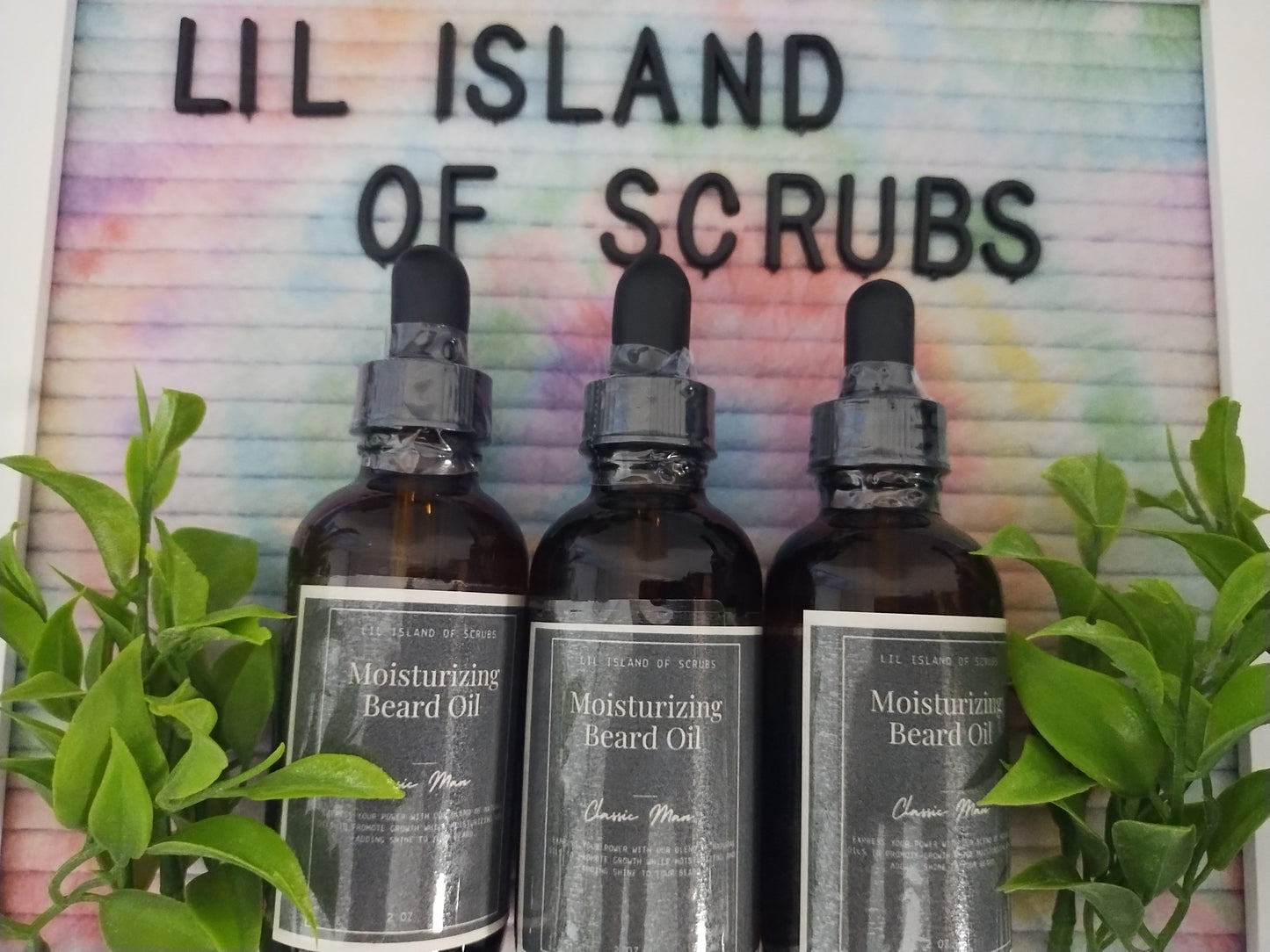 Men's Beard Oil  - Classic Man - Lil Island of Scrubs 