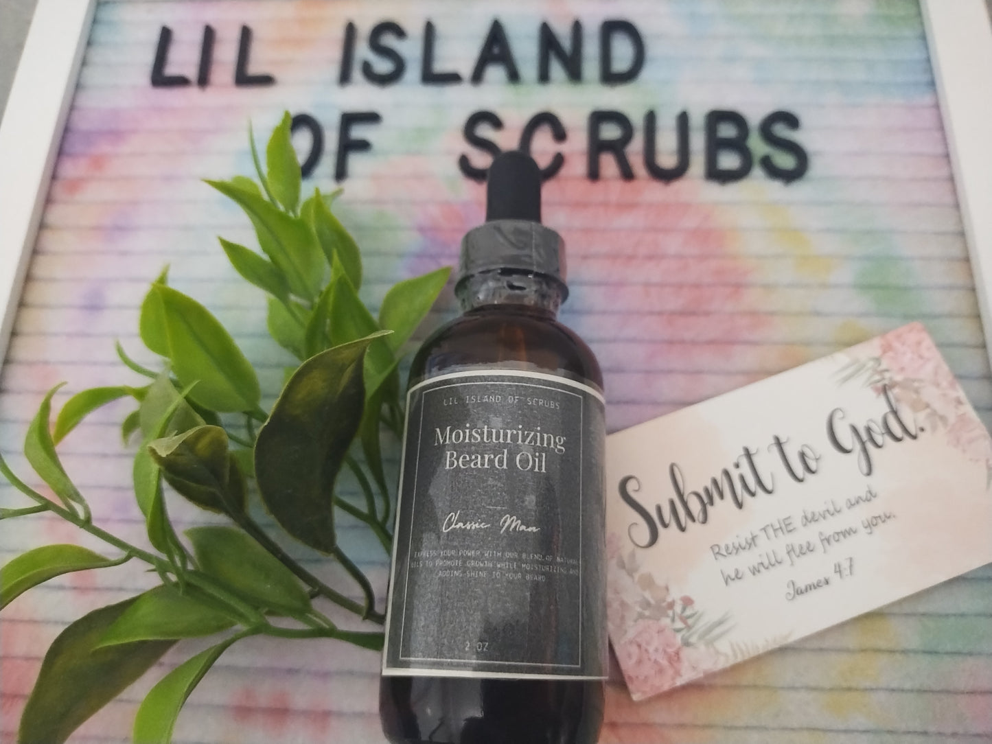 Men's Beard Oil  - Classic Man - Lil Island of Scrubs 
