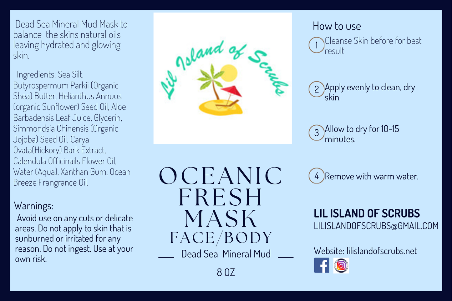 Oceanic Fresh Mud Mask